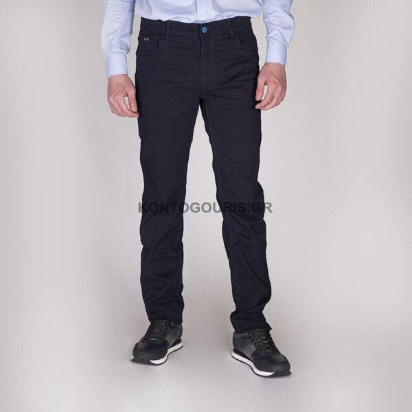 FREELAND υφασμάτινο 5τσεπο παντελόνι, ίσια γραμμή, μπλε χρώμα