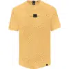 T-shirt κ/μ flama στάμπα με ρεγκλάν μανίκι Double TS-189 dusty yellow