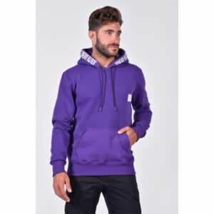 Hoodie Φούτερ με logo στην κουκούλα Clever 470 purple