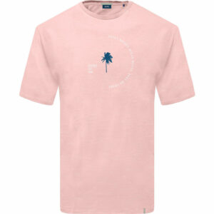 T-shirt κ/μ στάμπα Double TS-035 pink