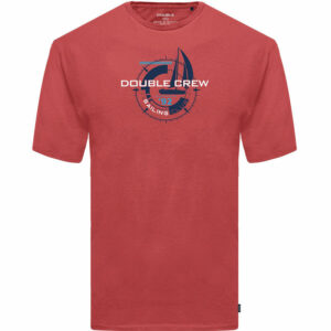 T-shirt κ/μ στάμπα Double TS-243 red