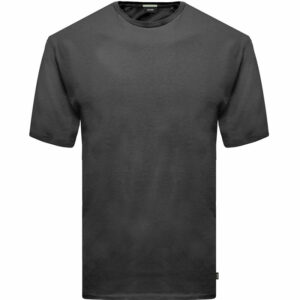 T-shirt κ/μ μονόχρωμο Double TS-245 black