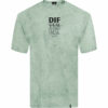 T-shirt κ/μ print cool dyed Double TS-248 dusty mint
