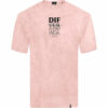 T-shirt κ/μ print cool dyed Double TS-248 pink