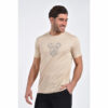 T-shirt κ/μ στάμπα MIKY Clever 23490 beige