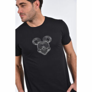 T-shirt κ/μ στάμπα MIKY Clever 23490 black