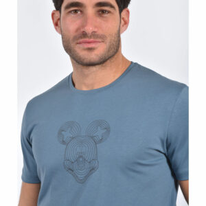 T-shirt κ/μ στάμπα MIKY Clever 23490 blue
