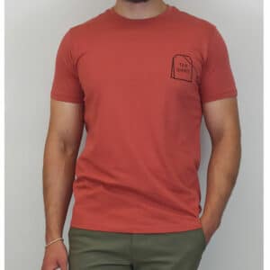 T-shirt κ/μ στάμπα Battery 21231132 brick