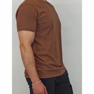 T-shirt κ/μ στάμπα Battery 21231147 brown