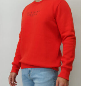 Φούτερ μπλούζα με λαιμόκοψη Clever 23280 red