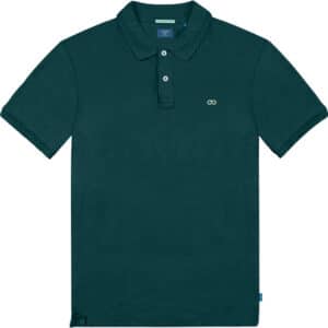 Polo κ/μ μονόχρωμο Double PS-32S forest green