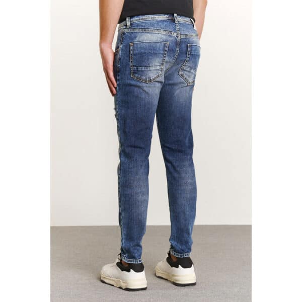 Παντελόνι jean με φθορές slim Edward FADEY-JT