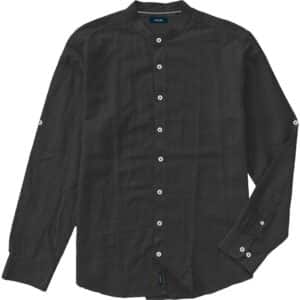 Πουκάμισο shirt mao collar long sleeve Double GS-590 black
