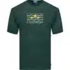 T-shirt κ/μ στάμπα Double TS-2003 forest green