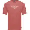 T-shirt κ/μ στάμπα Double TS-2010 coral