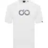 T-shirt κ/μ στάμπα Double TS-2013 white