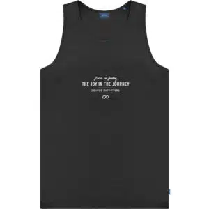 T-shirt tank top print Double TSL-282 black