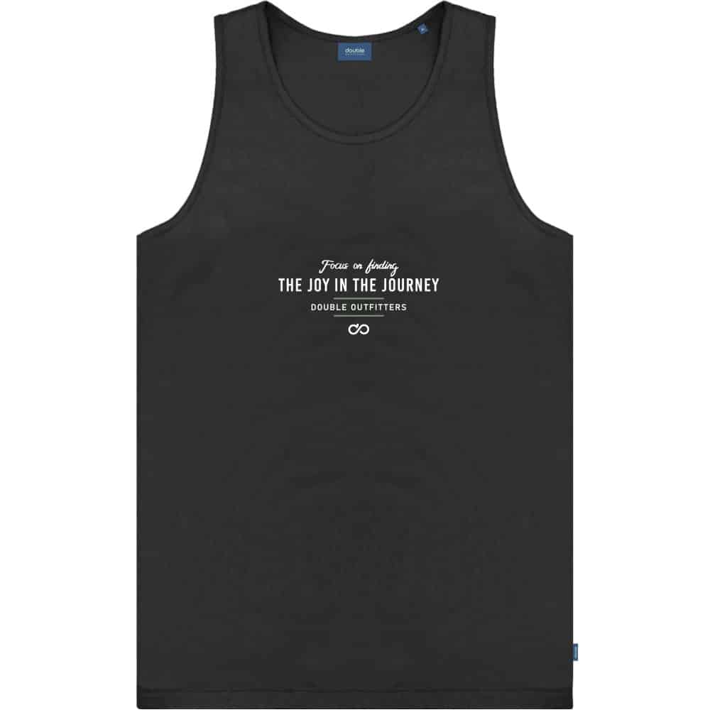 T-shirt tank top print Double TSL-282 black
